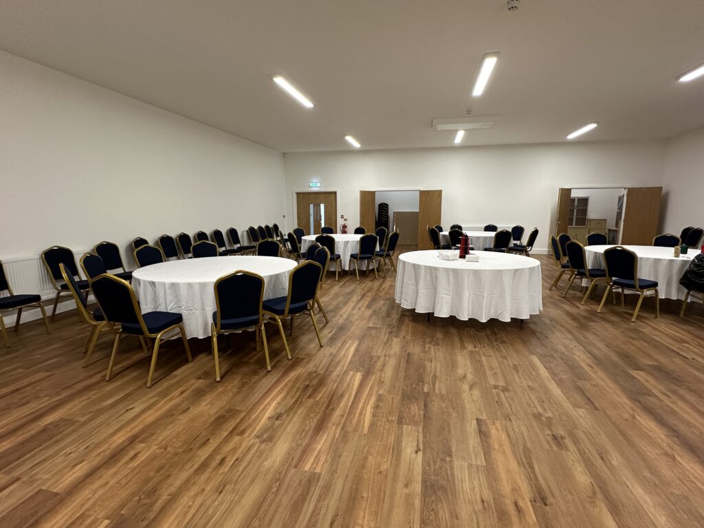 Interior of the the Brunton Memorial Hall